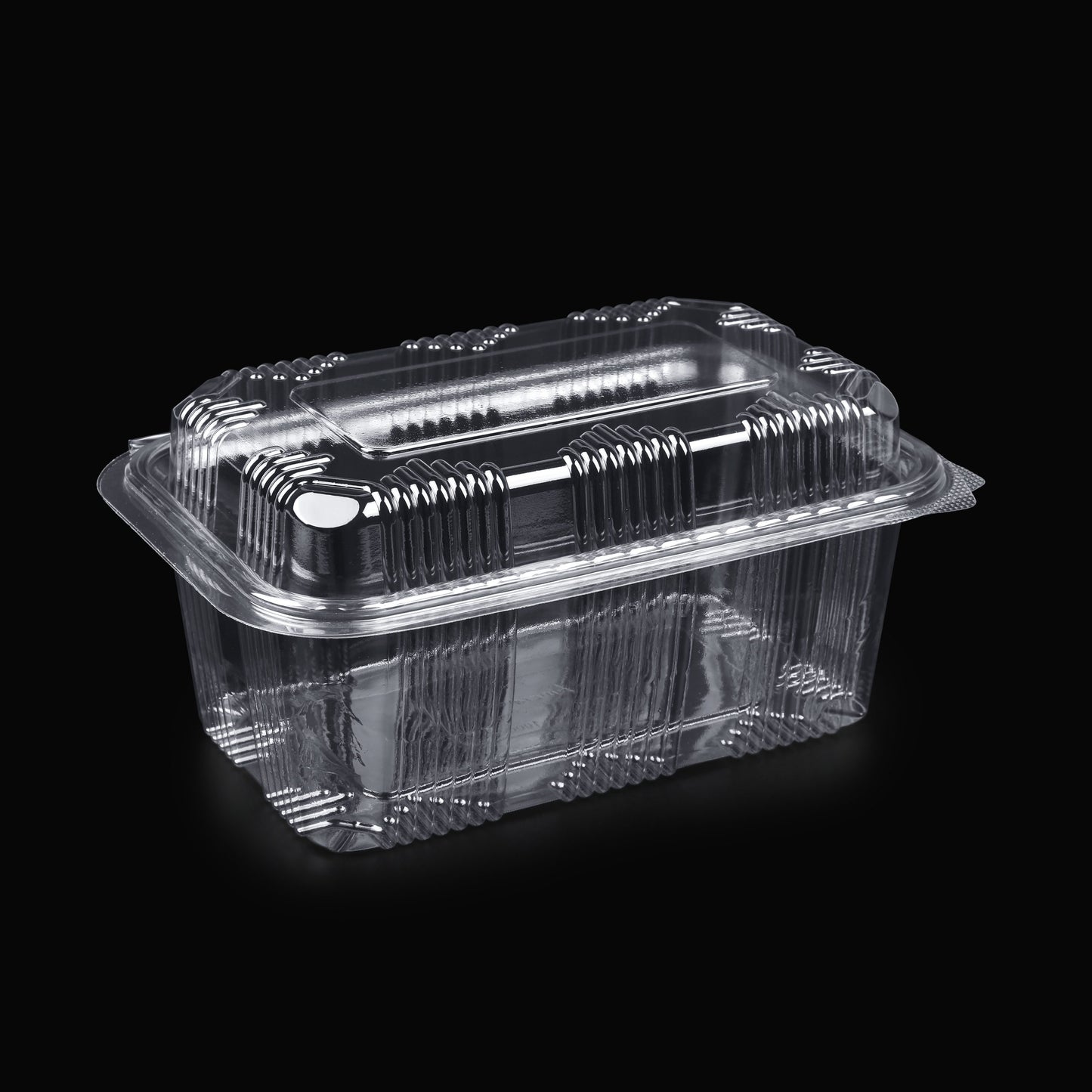 Caserole cu capac neperforate 1000g