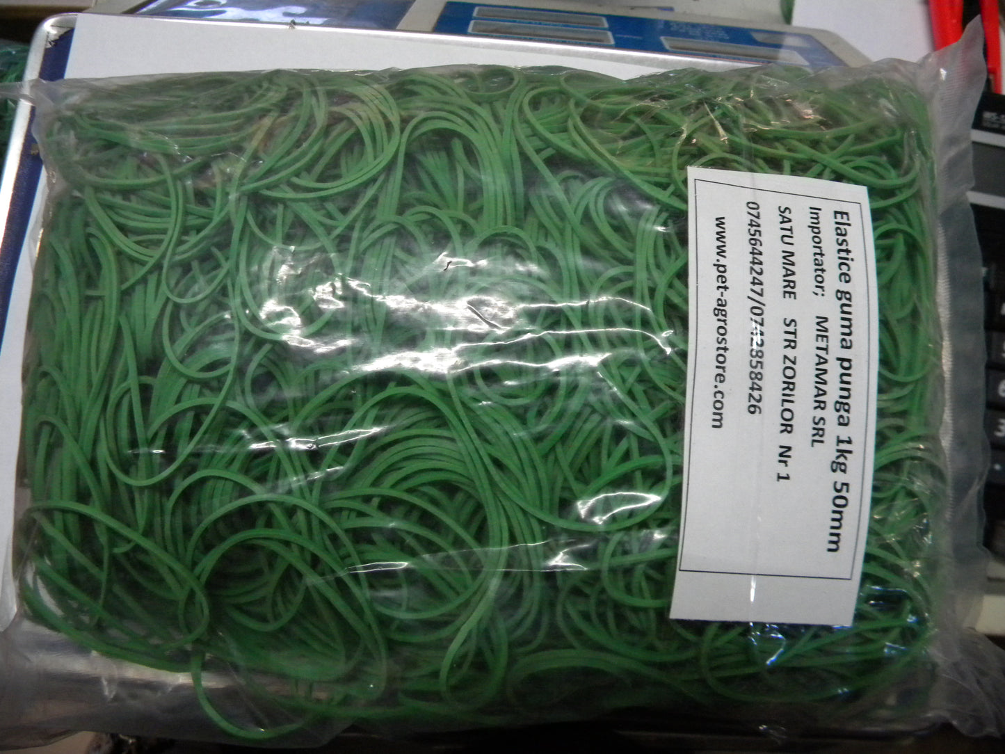 Elastice guma verde 50 mm