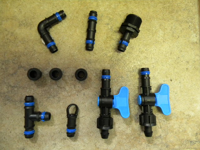 Robinet trecere furtun picurare 16mm cu inel