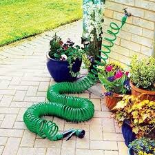 Furtun gradina spiralat 15 m. cu pistol 7 functii