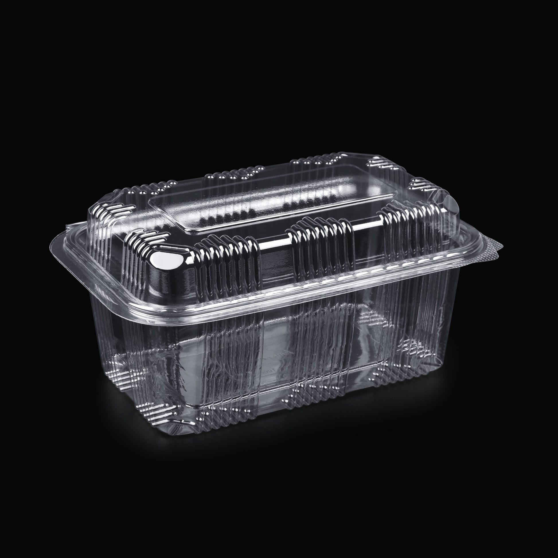 Caserole cu capac neperforate 1000g