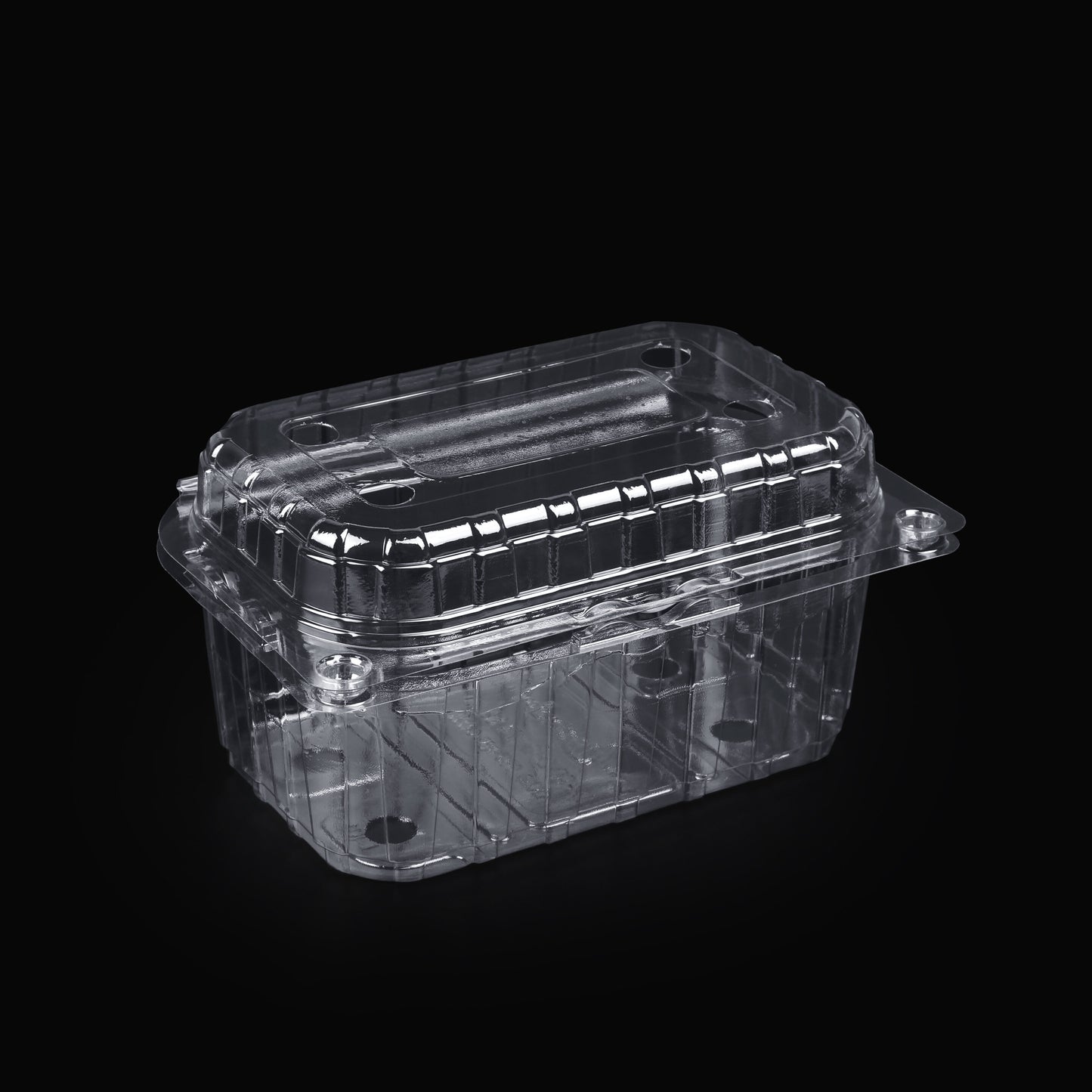 Caserole fructe perforate cu capac 250 g