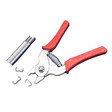 Cleste manual petru aparatul de facut custi